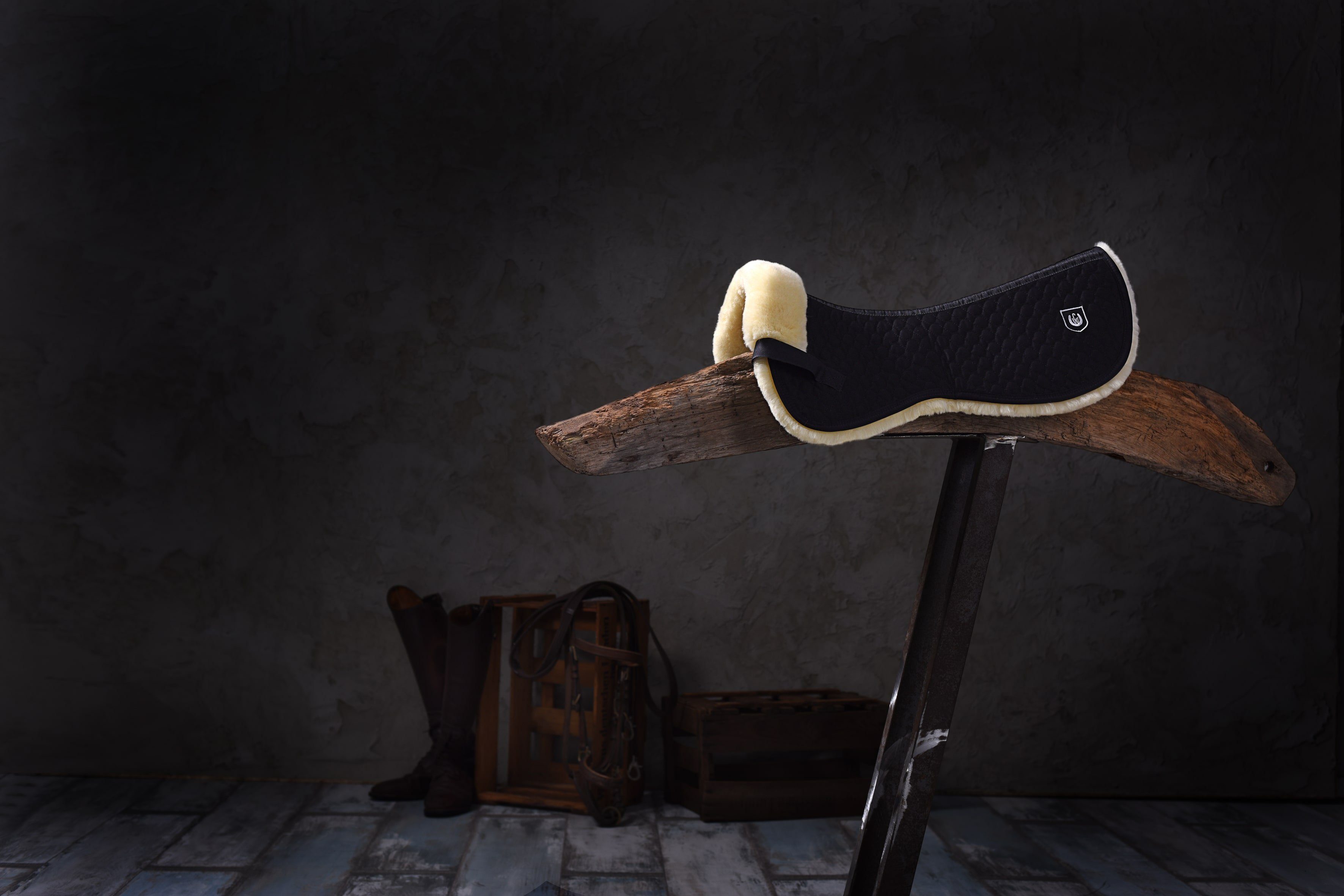 Werner Christ Horse Sattelpad Sattelpad Standard, aus echtem Lammfell