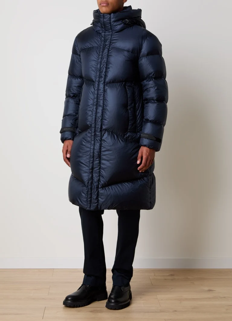 Woolrich Quilted Parka with Down Padding and Hood
