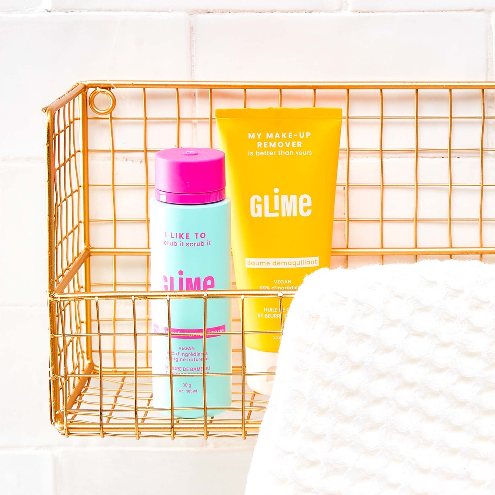 Glime Set Baume démaquillant & Poudre exfoliante Baume démaquillant & Poudre exfoliante
