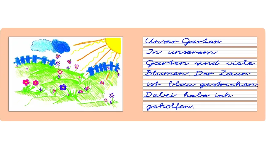 Oxford Schreiblernheft/Geschichtenheft A5 Lineatur 1G 16 Blatt