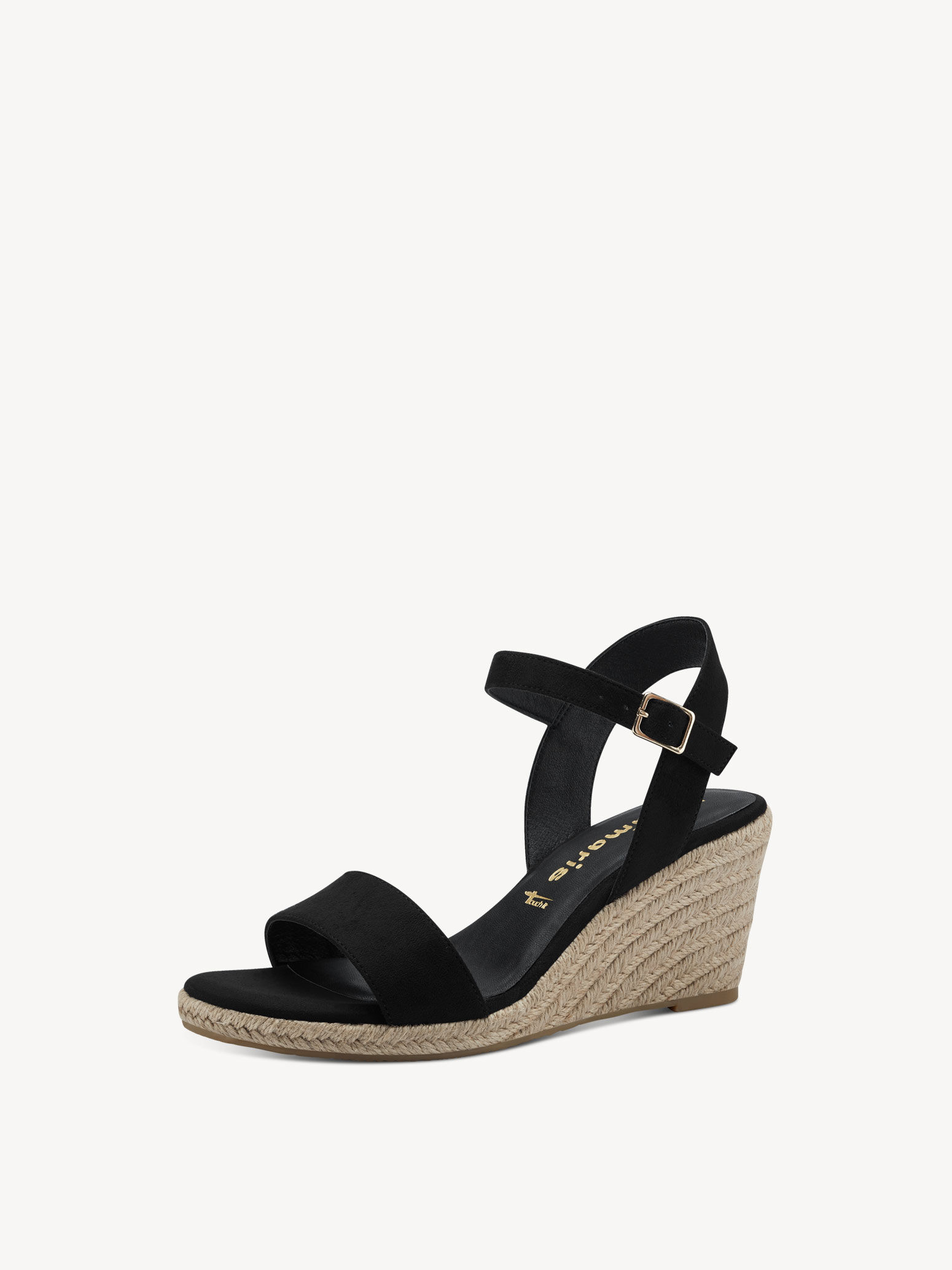 Sandale à talon - noir