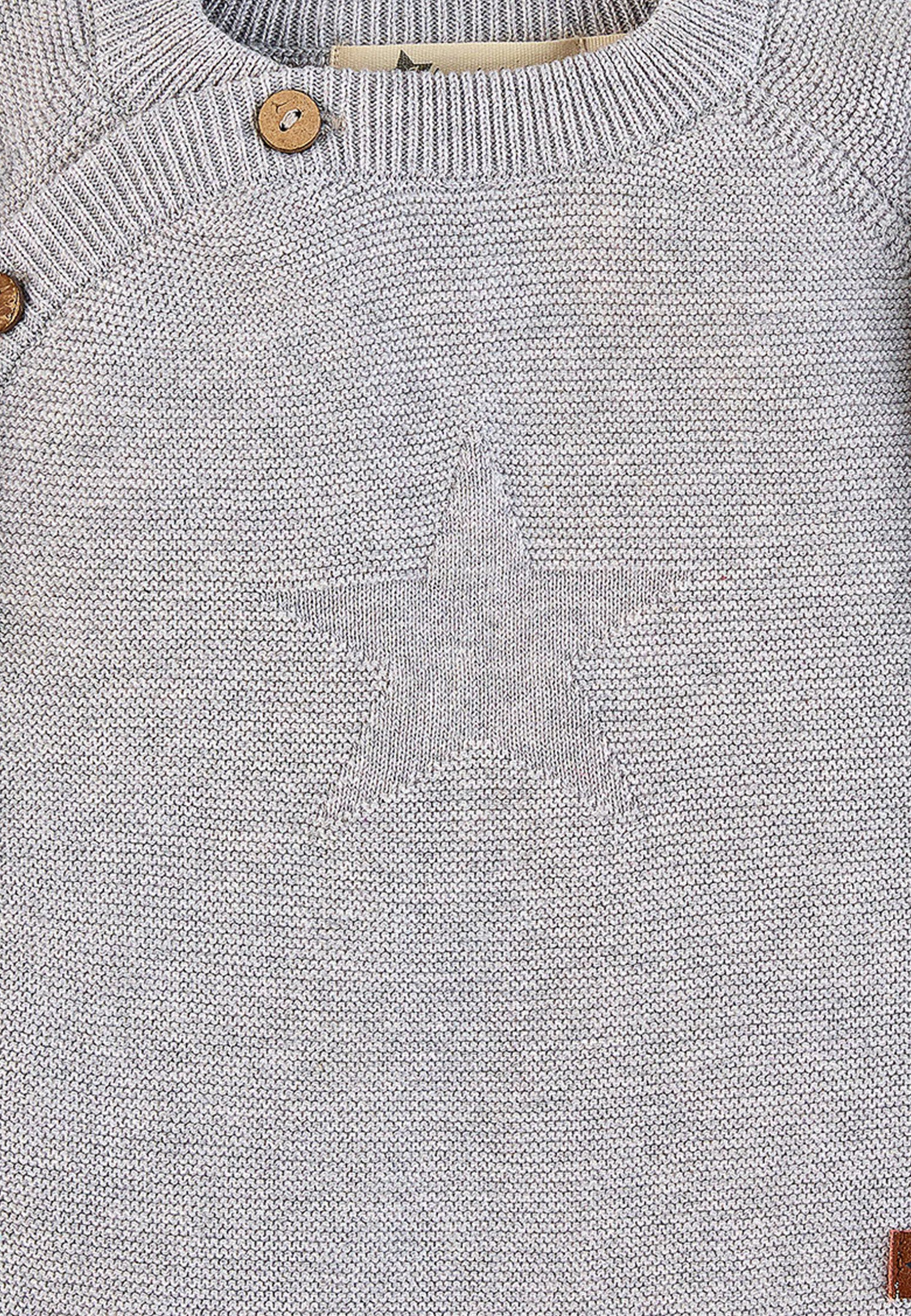 GOTS Strick-Jacke uni in Grün, Marine oder Grau