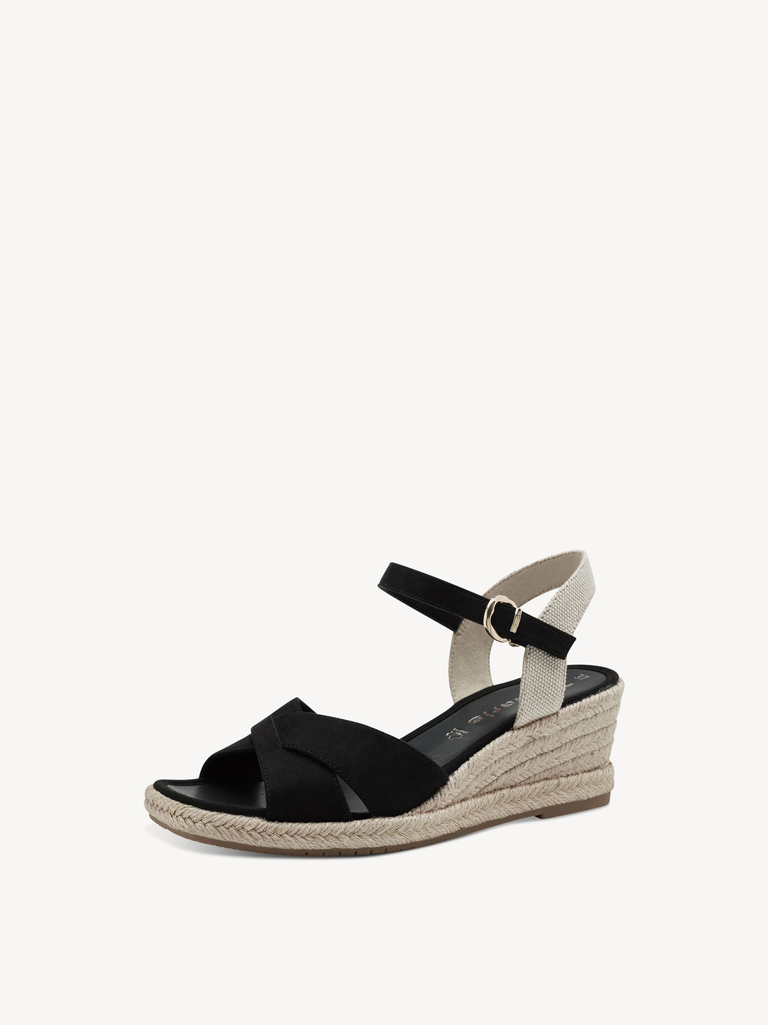 Sandale à talon - noir