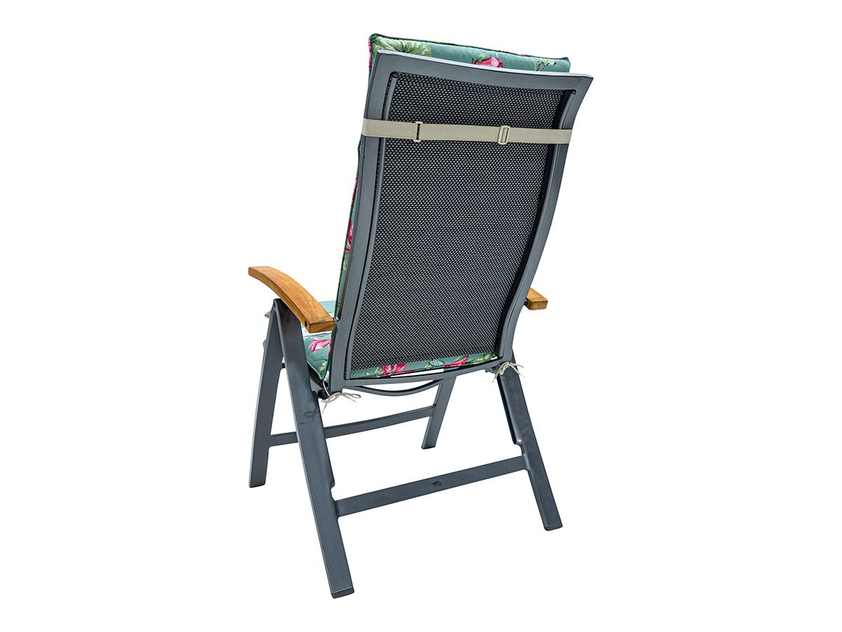Madison Vieve Green 120 x 50 Gartenstuhlkissen mit hoher Rückenlehne