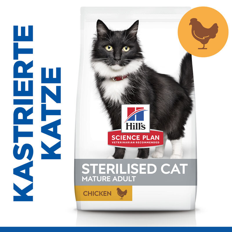 Hill's Trockenfutter Hill's Science Plan Sterilised Mature Adult 7+ mit Huhn 3 kg