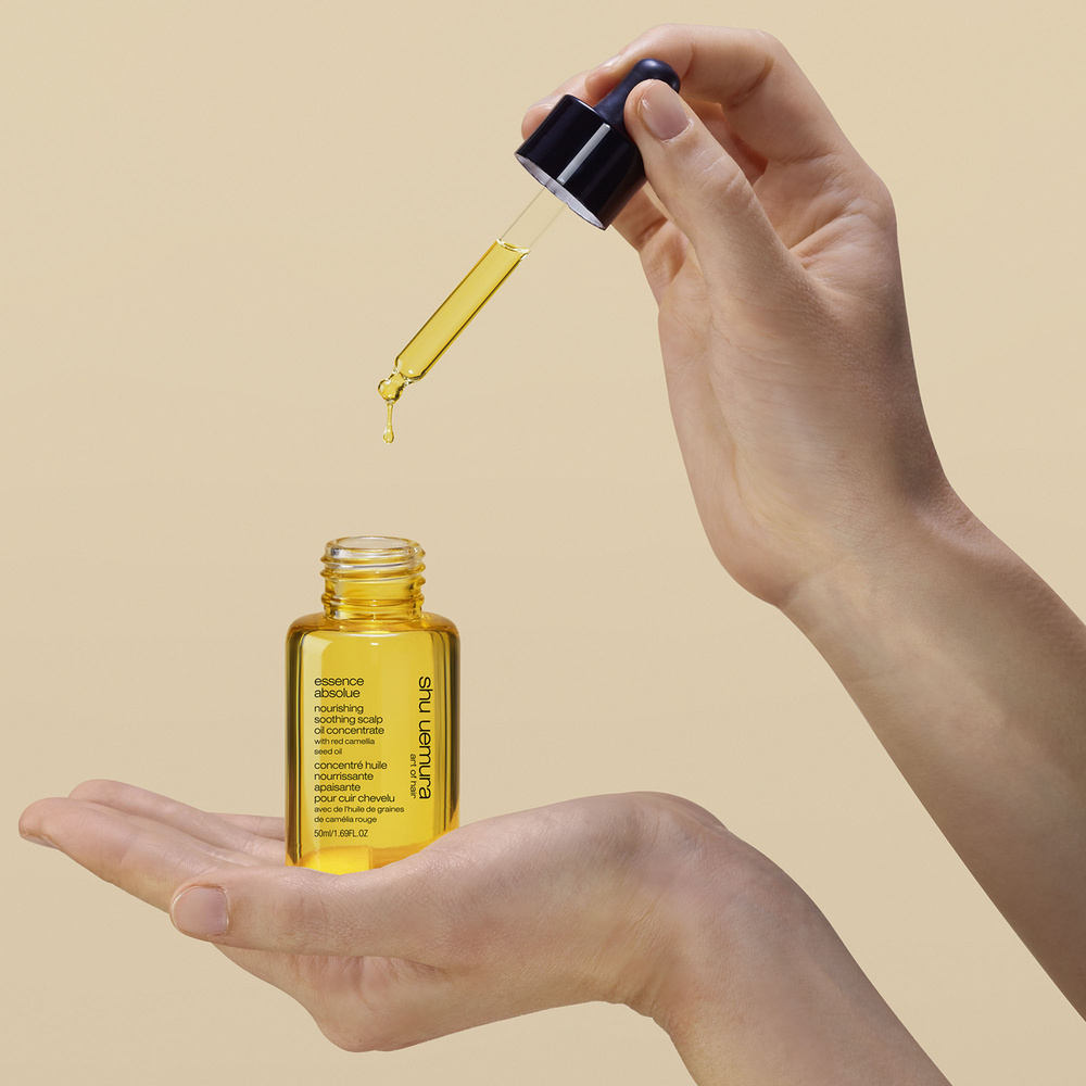 shu uemura art of hair Concentré huile nourrissante apaisante Essence Absolue 50ml Concentré huile nourrissante apaisante pour cuir chevelu