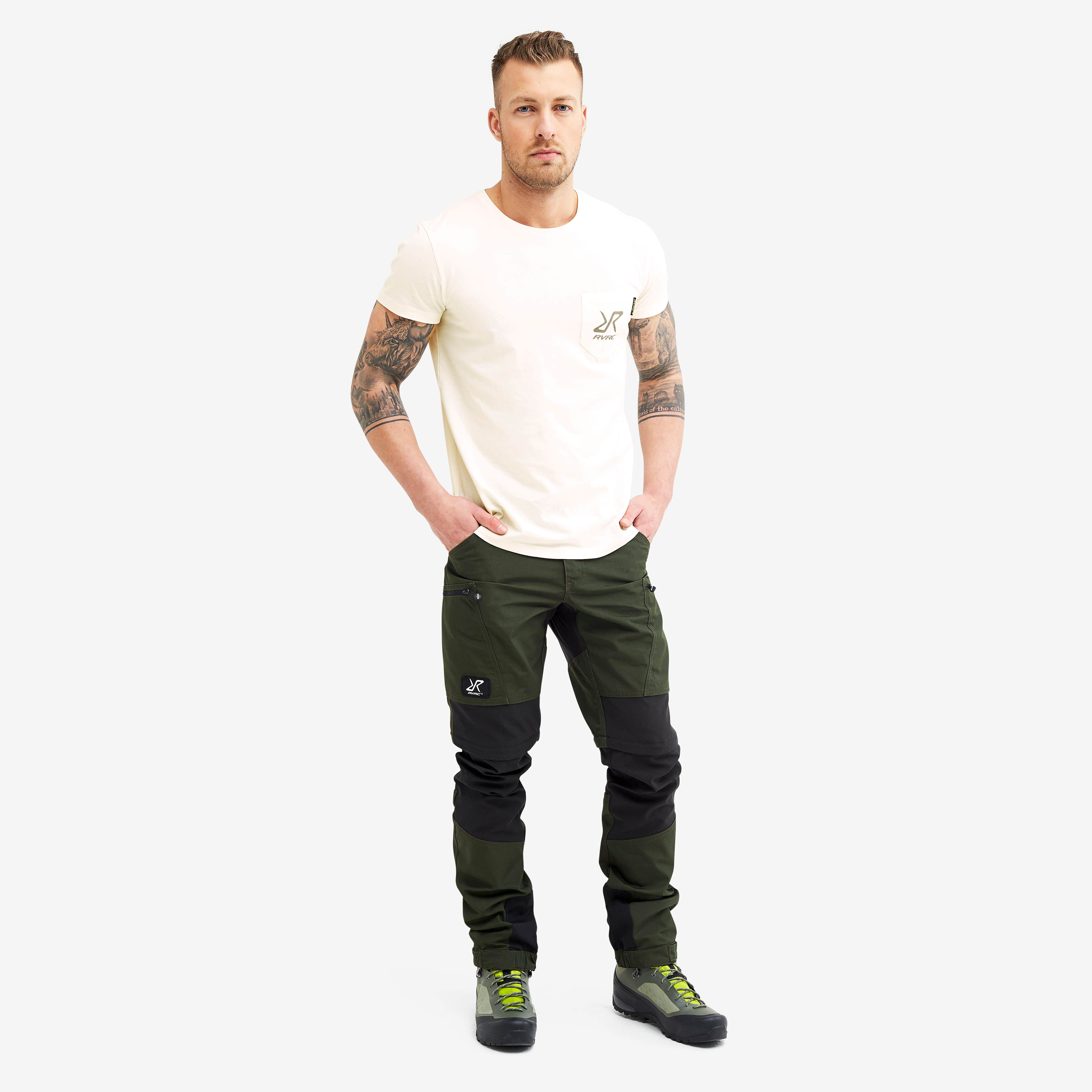Nordwand Pro Zip-off Pants Homme Forest Green