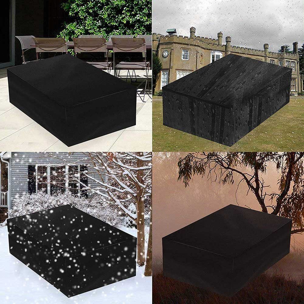Sunicol Gartenmöbel-Schutzhülle V-Form Lounge Set Sofa Schutzhülle Regenschutz, Oxford-Tuch (1-St), UV-Schutz, wetterfest