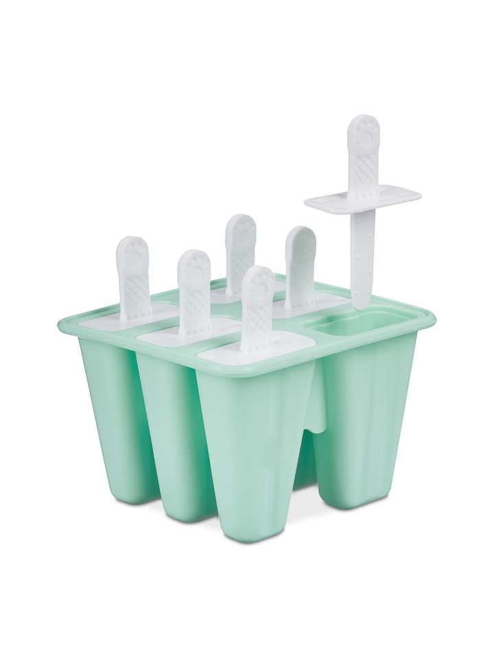 relaxdays 6x Eisform in Türkis/ Weiß günstig kaufen onesize