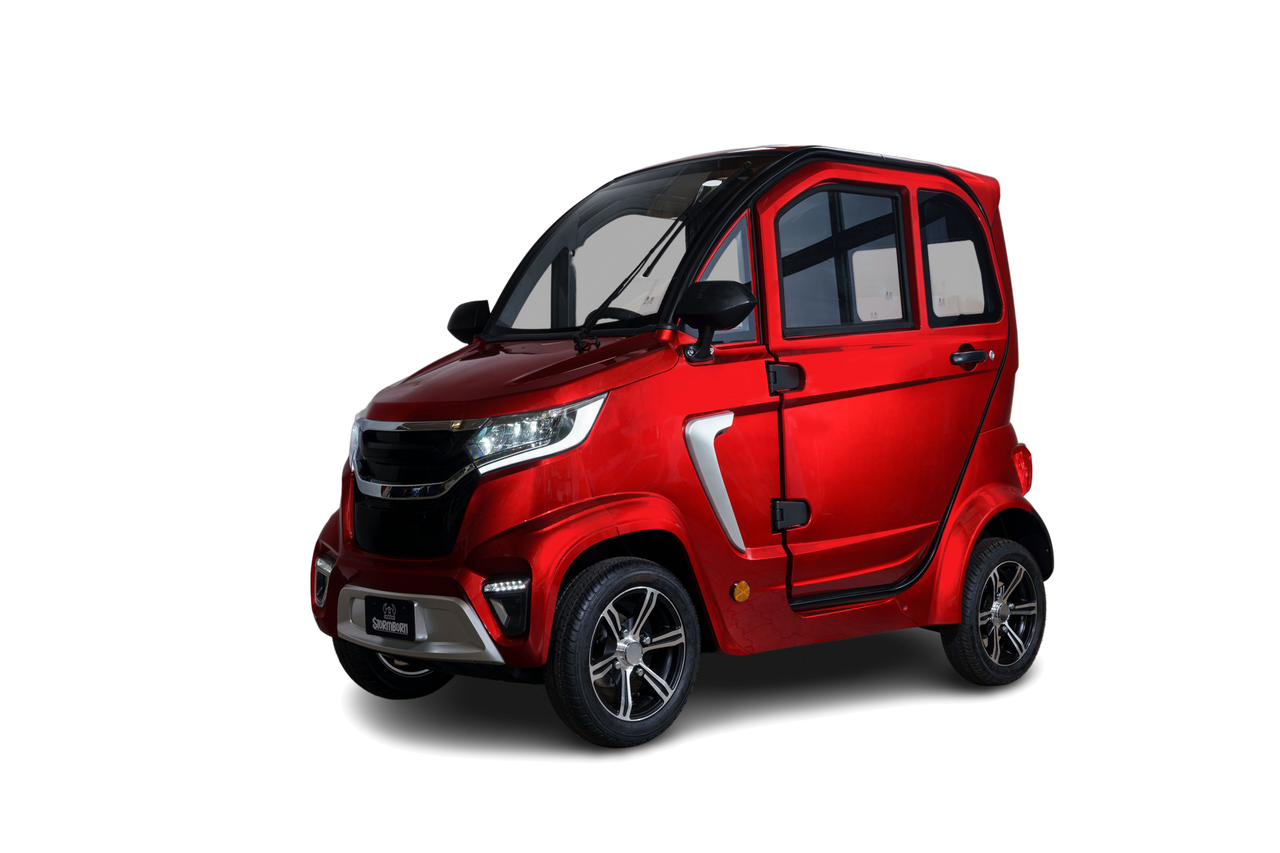 Stormborn X8 GT – 3 kW, Li-Ion-Akku , 45 km/h rotmetallic - Elektrokabinenroller