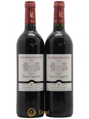 Saint-Émilion Grand Cru Haut Gravet 2003 - Lot de 2 Bouteilles