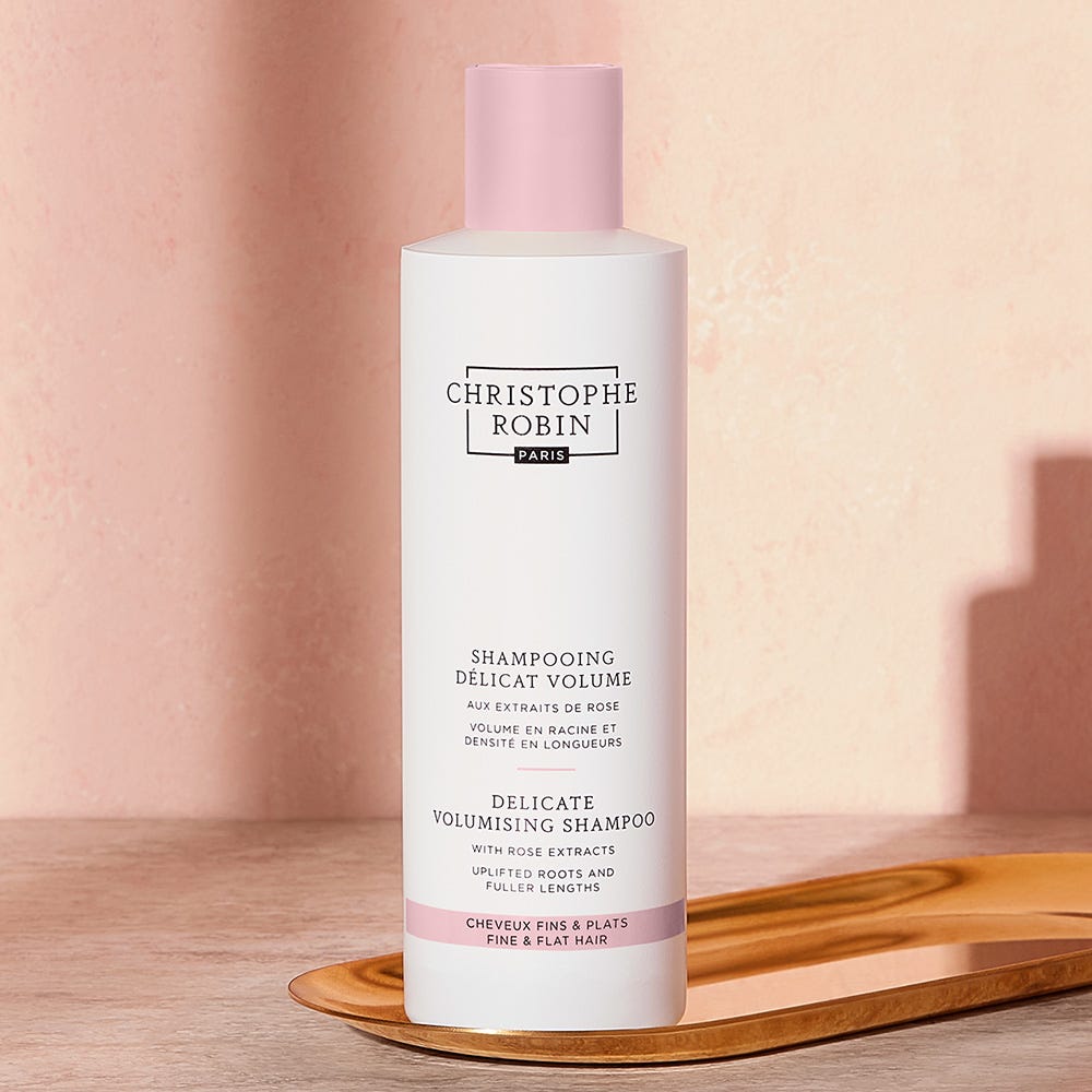 Christophe Robin Delicate Volumising Shampoo with Rose Extracts 250 ml