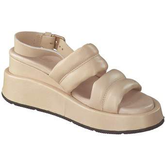 Mjus Plus Keilsandale in beige