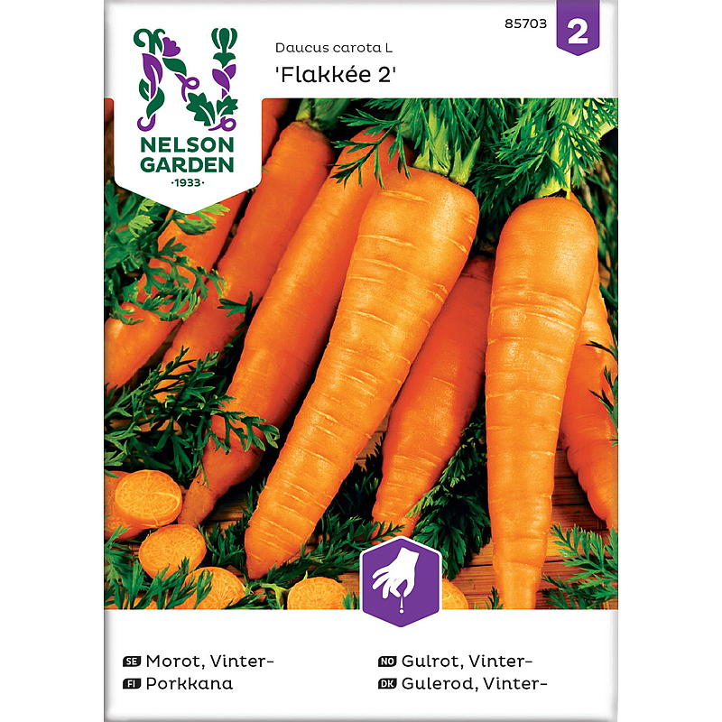 Nelson garden Frø Gulrot Vinter-, Flakkée 2