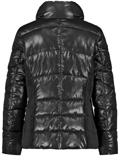Steppjacke mit Glanz-Finish