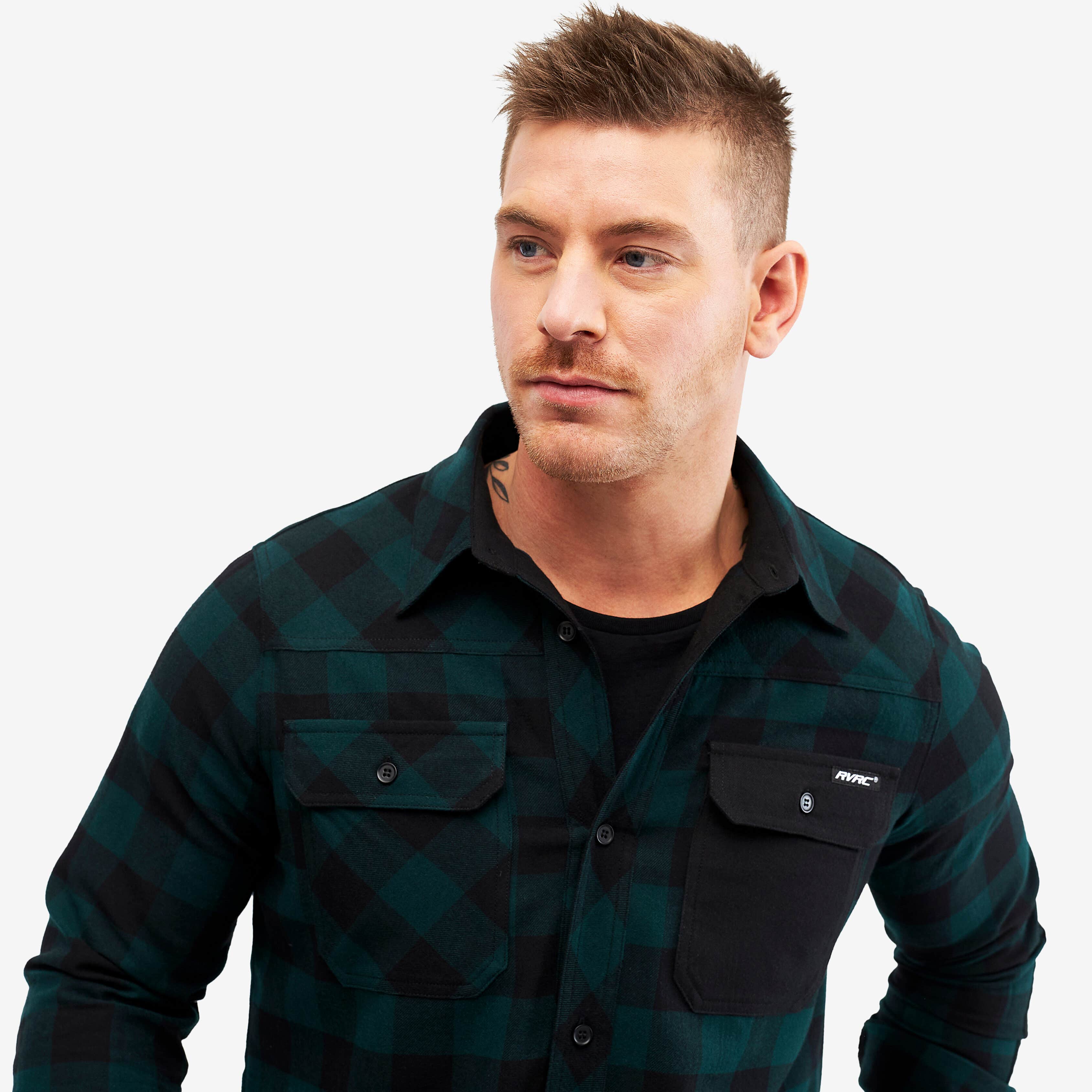 Campfire Shirt Homme Black/Deep Teal