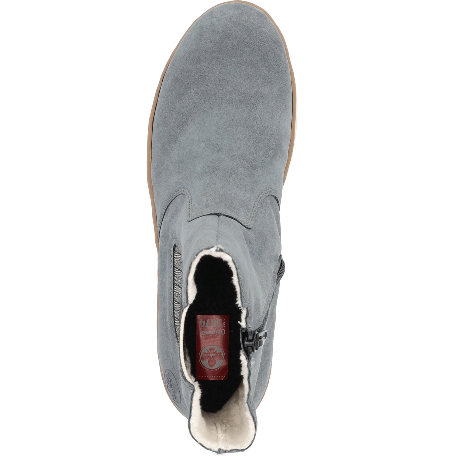 Rieker X5780, Stiefeletten, Damen, Blau (Jeans/Leinen)