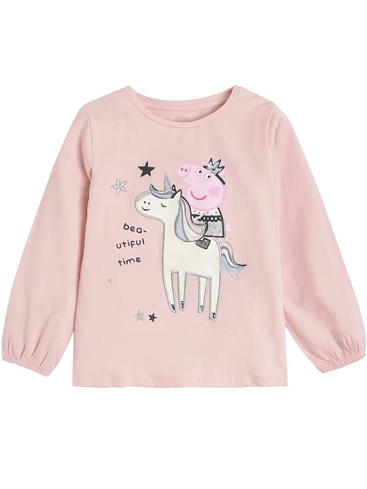 COOL CLUB 2er-Set: Longsleeves in Rosa/ Creme günstig kaufen