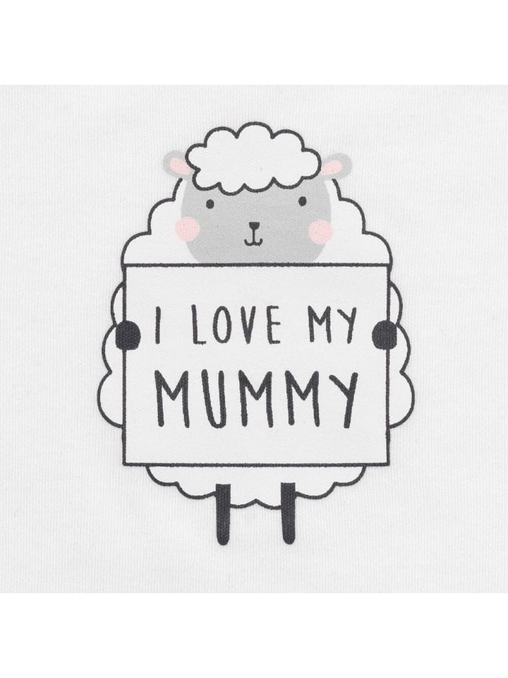 Schlummersack Bio Baby-Body Slogan kurzarm in Weiß günstig kaufen