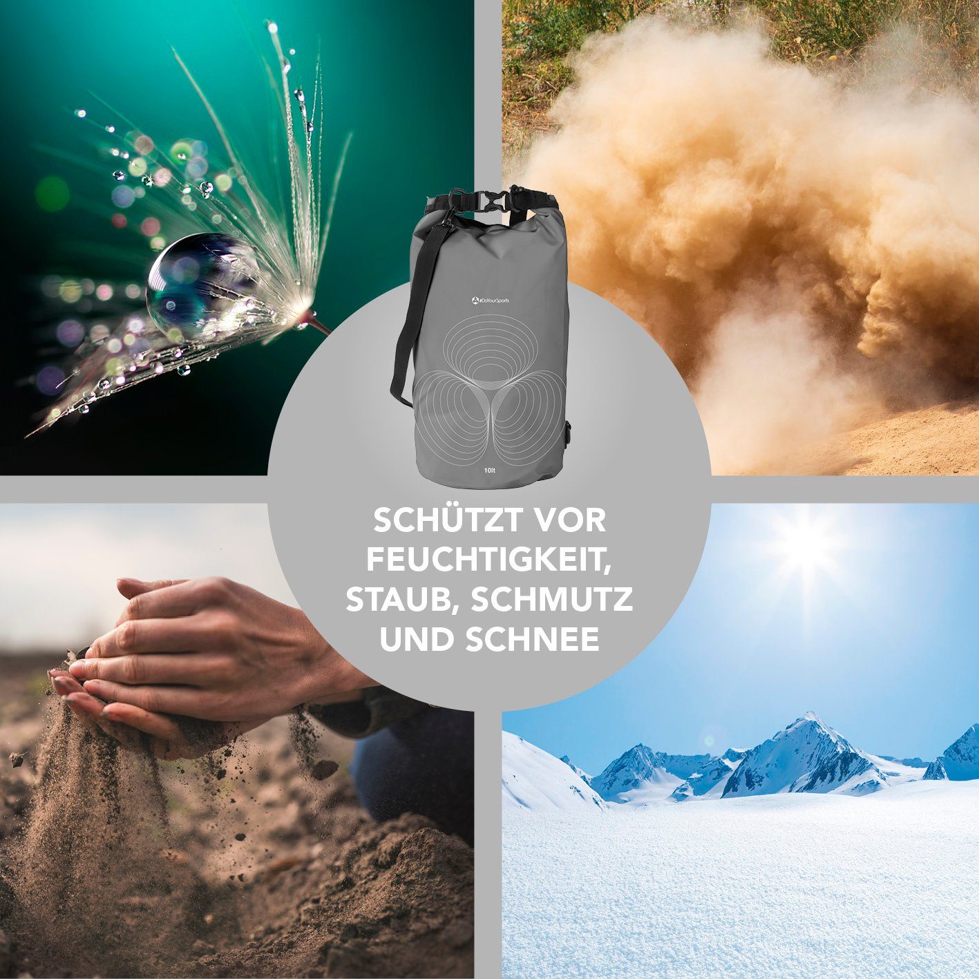 #DoYourSports Aufbewahrungstasche PVC dry bag 5-20L, inkl. Nylongurt