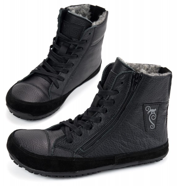 Magical Shoes ~ Alaskan X Tex Wollfutter ~ Schwarz