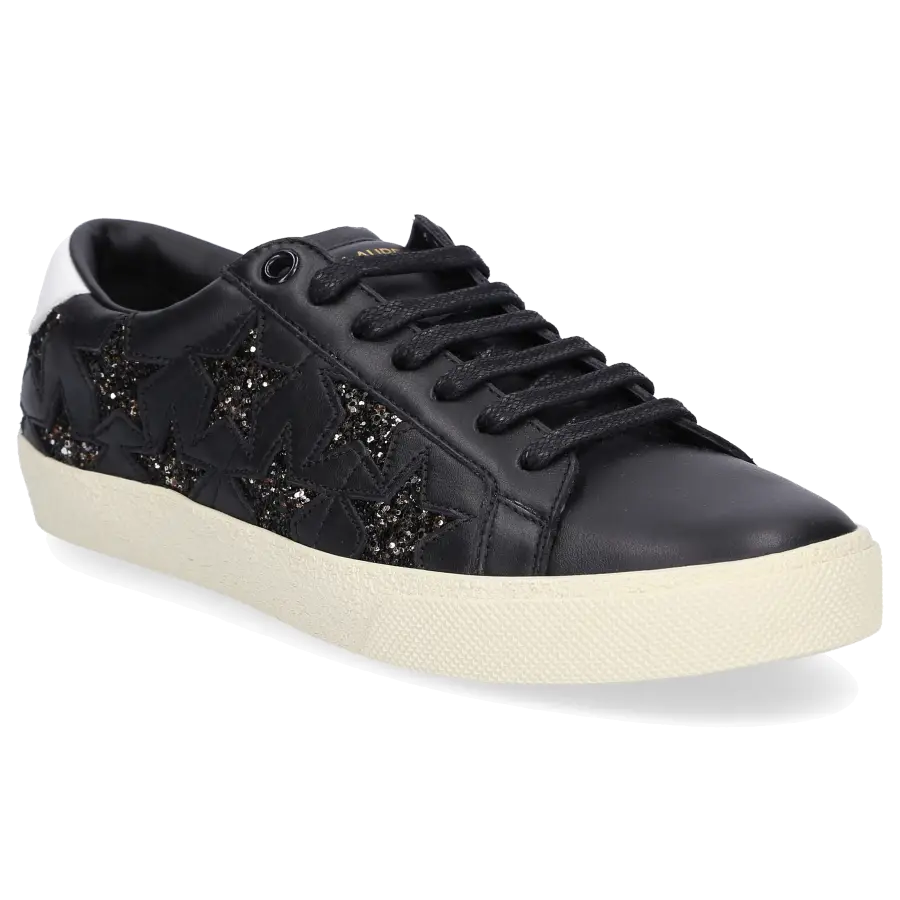 Saint Laurent - Sneaker low MOON PLUS Kalbsleder - schwarz