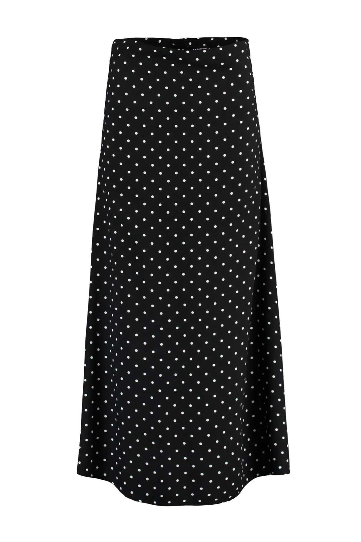 Trendyol Modest  Schwarzer gepunkteter Glockenwebrock TCTSS22EE0006