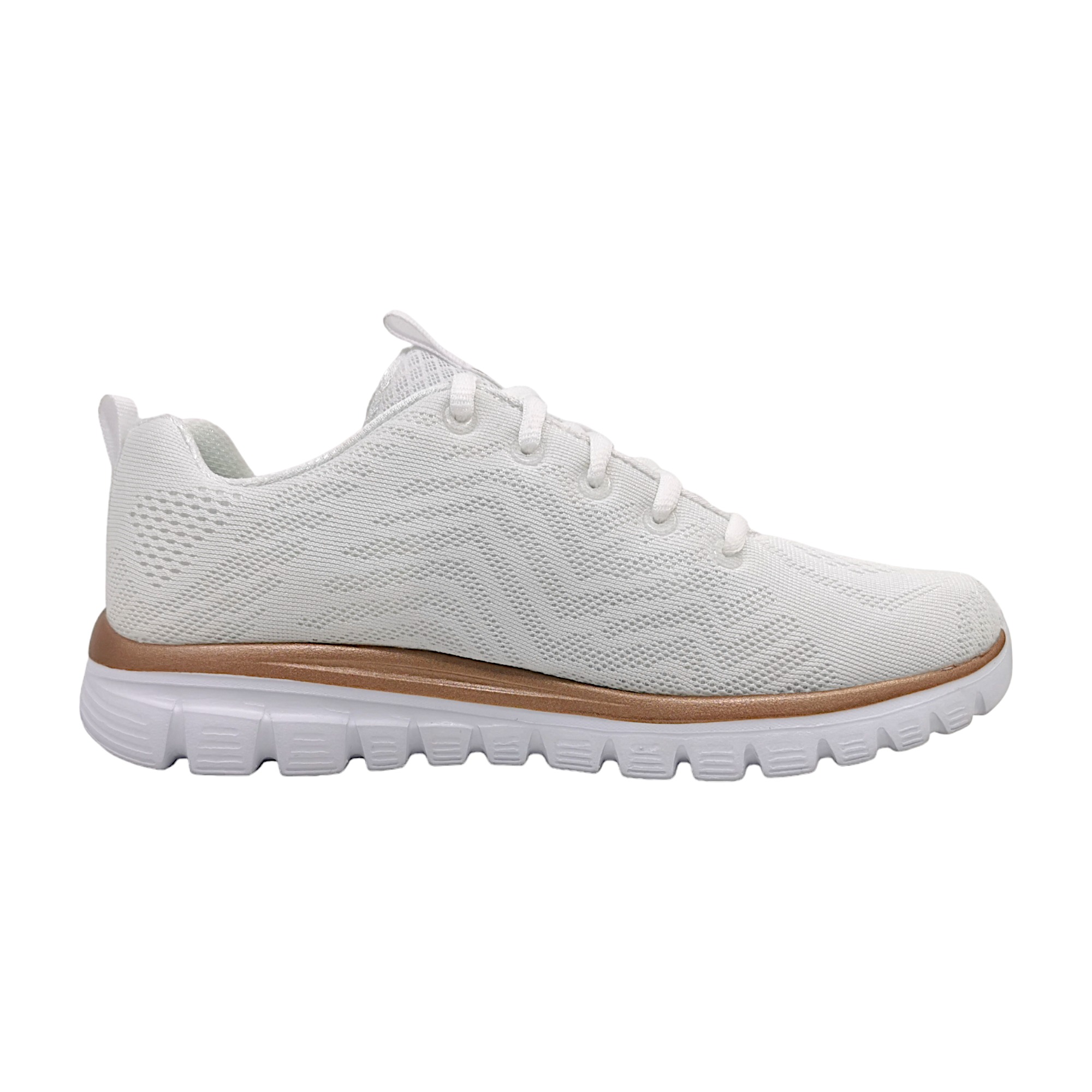 Skechers Get Connected 12615 WTRG Weiß WTRG white/rose/gold