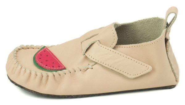 ZeaZoo ~ Hausschuh Leo ~ Beige mit Melone