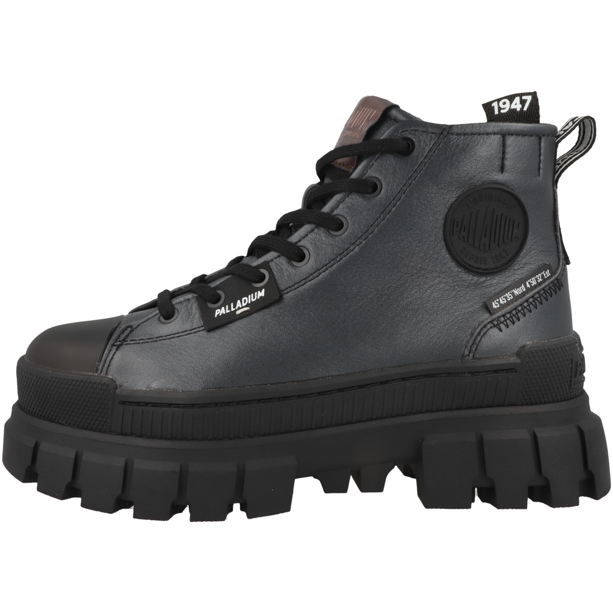 Palladium Revolt Hi Metal Schnürboots schwarz