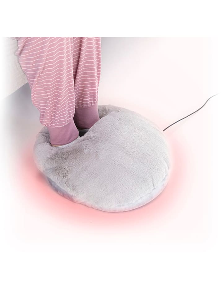 InnovaGoods Elektrischer Fußwärmer 2in1 in Grau - (L)29,5 x (B)14,5 x (H)31,5 cm günstig kaufen onesize