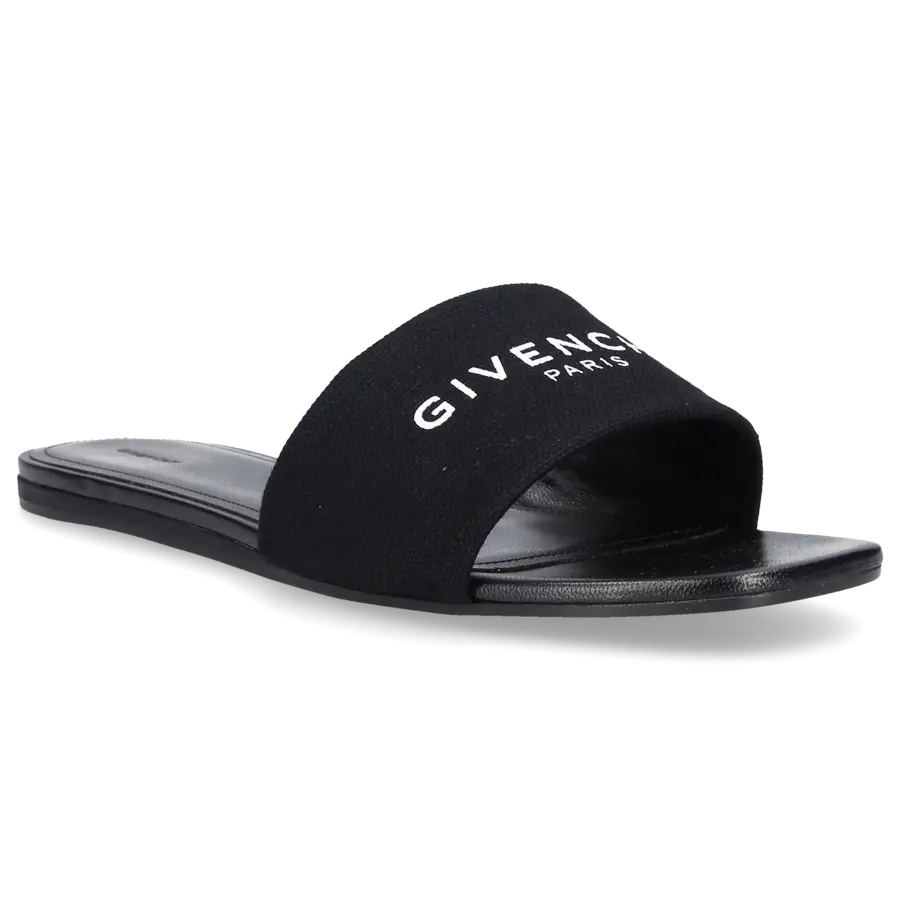 Givenchy - Badeschuhe CANVAS Kautschuk - schwarz