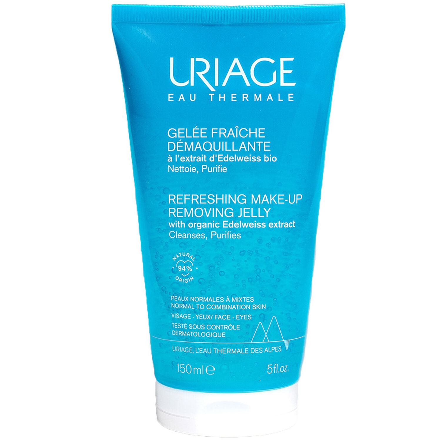 Uriage Gelée Fraîche Démaquillante Nettoie et Purifie