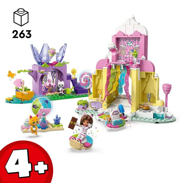 LEGO Gabby babaháza 11205 Cukorka-hegy és cicakert