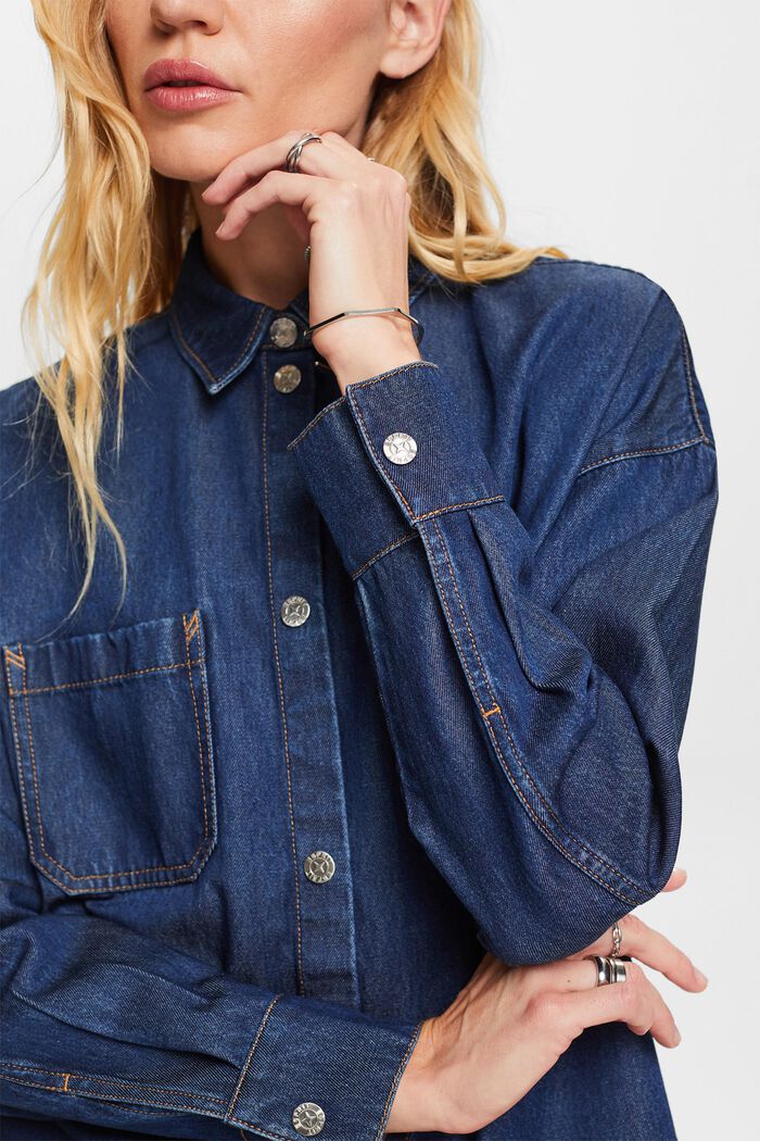 Jeanshemd in lockerer Passform