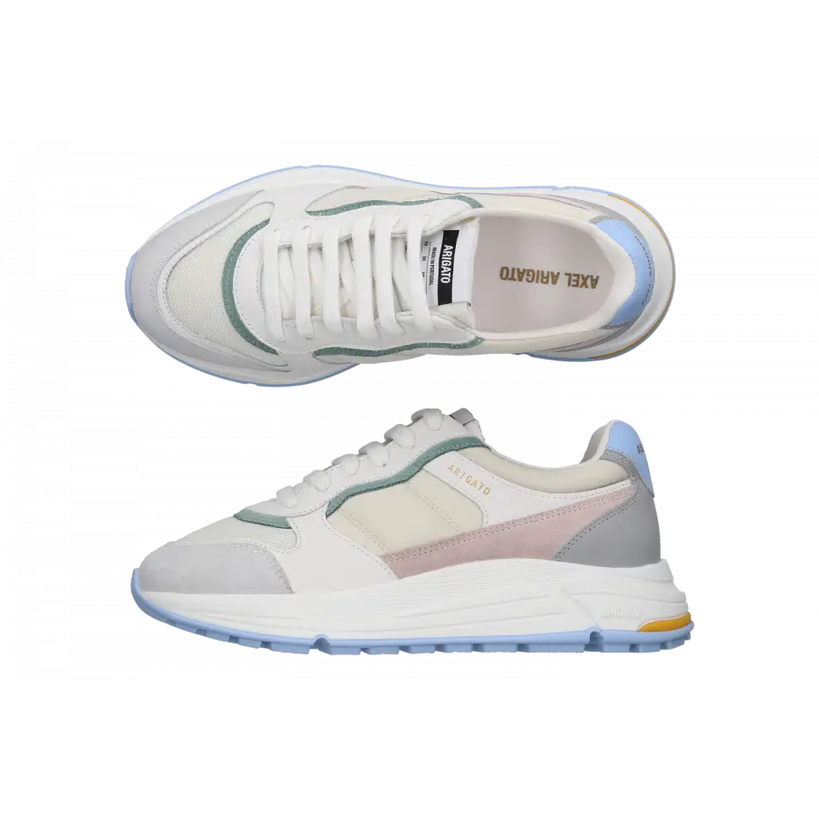 Axel Arigato - Sneaker low RUSH Veloursleder - weiß