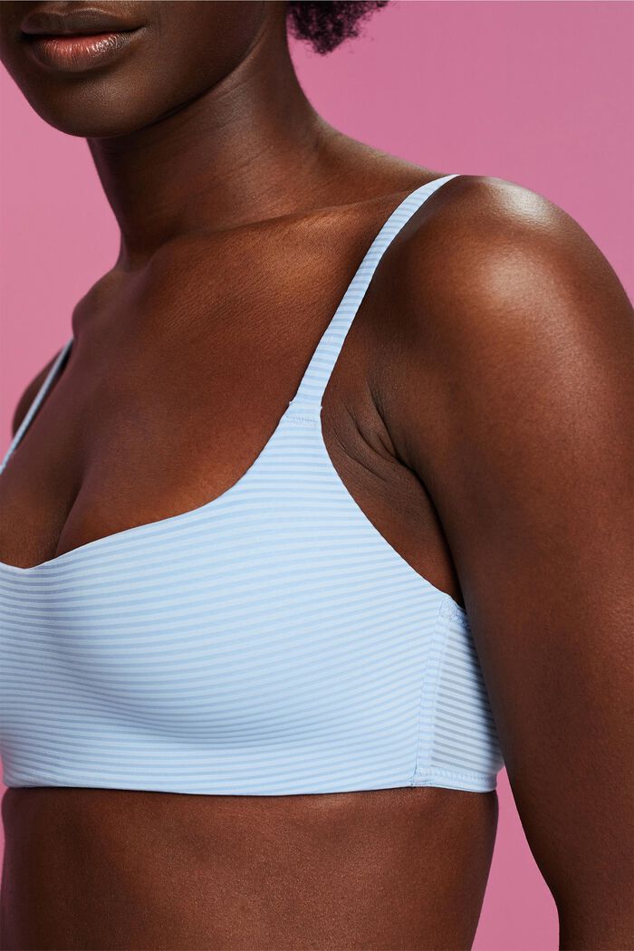 Wattierte Bralette aus recycelter Mikrofaser