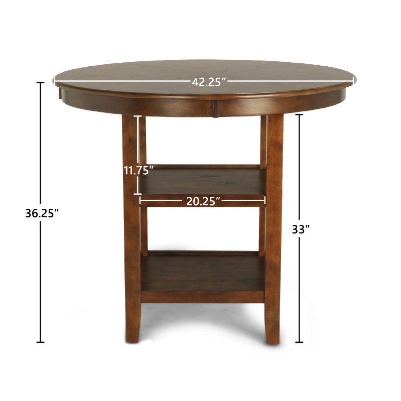 Round Solid Wood Dining Set