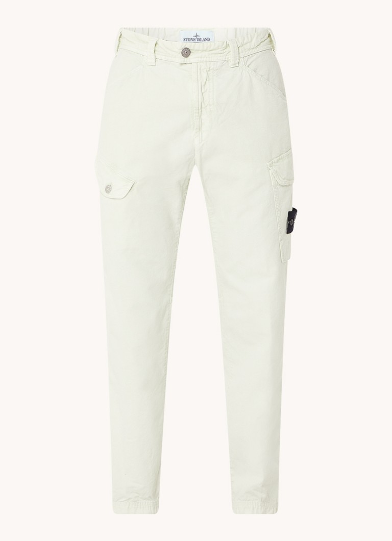 Παντελόνι κανονικής εφαρμογής Stone Island 320T1 με τσέπες και πέτα
