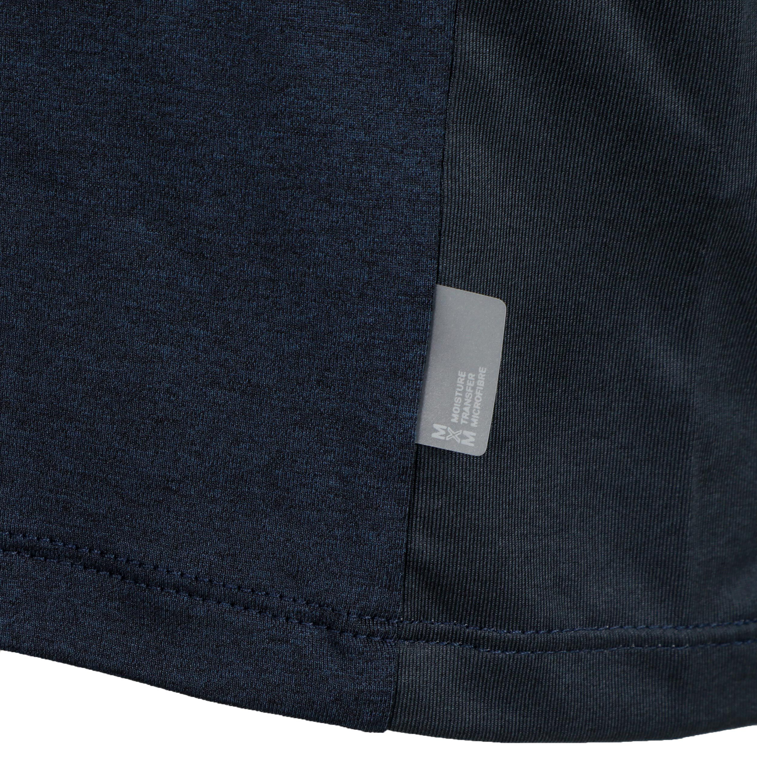 Play Tech Polo Herren - Dunkelblau, Grau