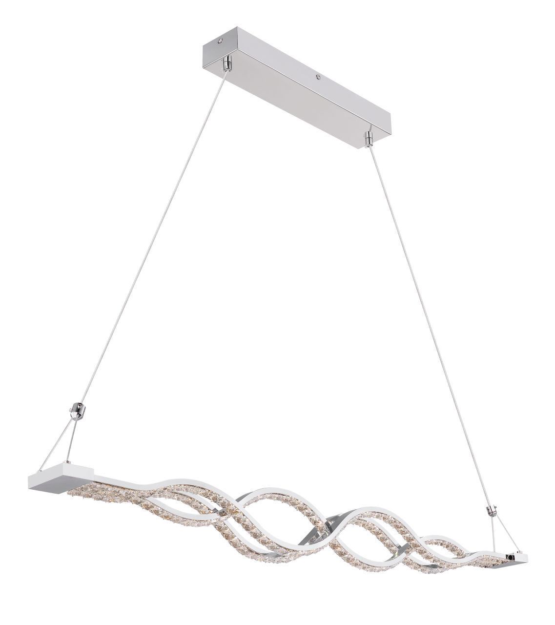 Globo Lighting - PILLA - Hängeleuchte Metall verchromt, LED