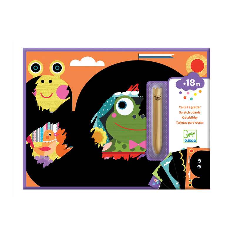Pochette Cartes à gratter C'est rigolo à découvrir
