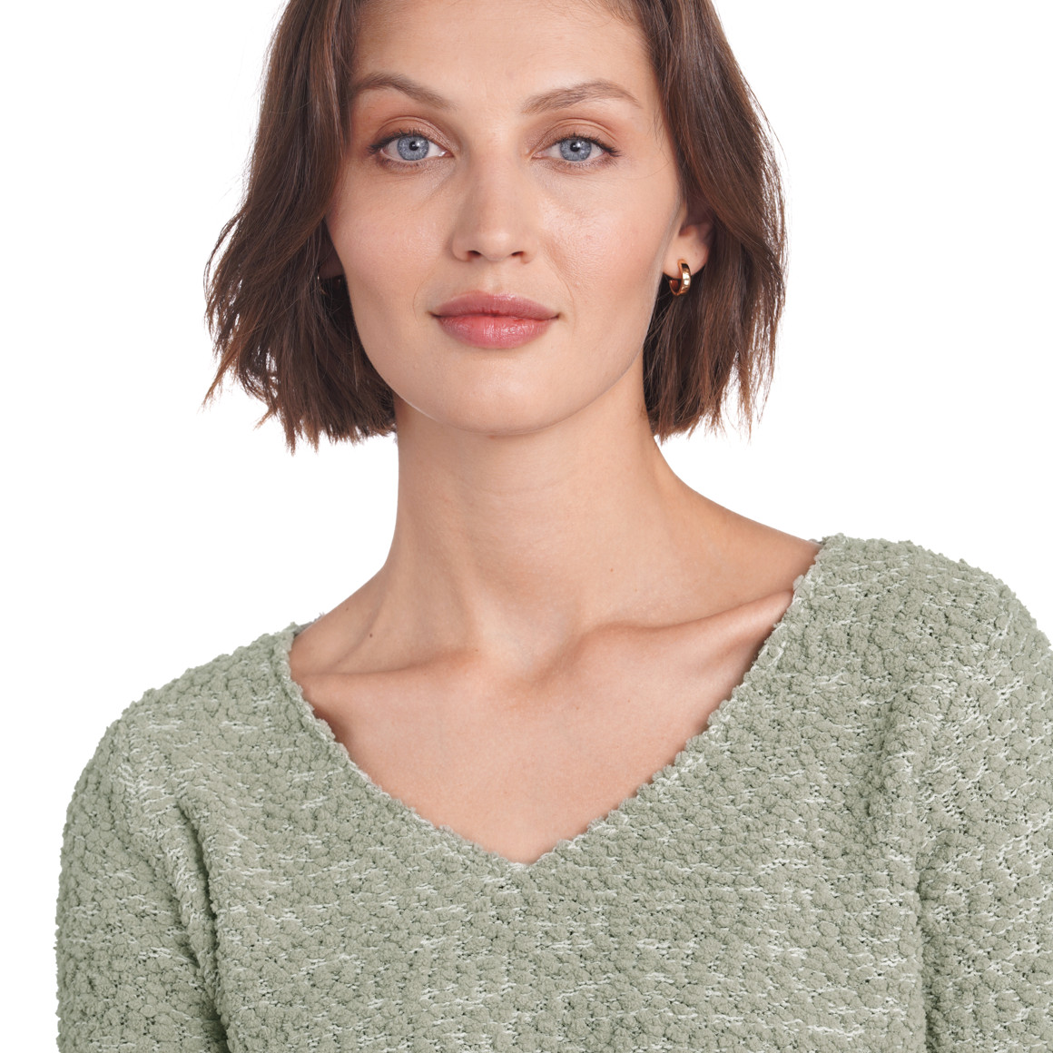 Damen Strickpullover in Chenille-Optik