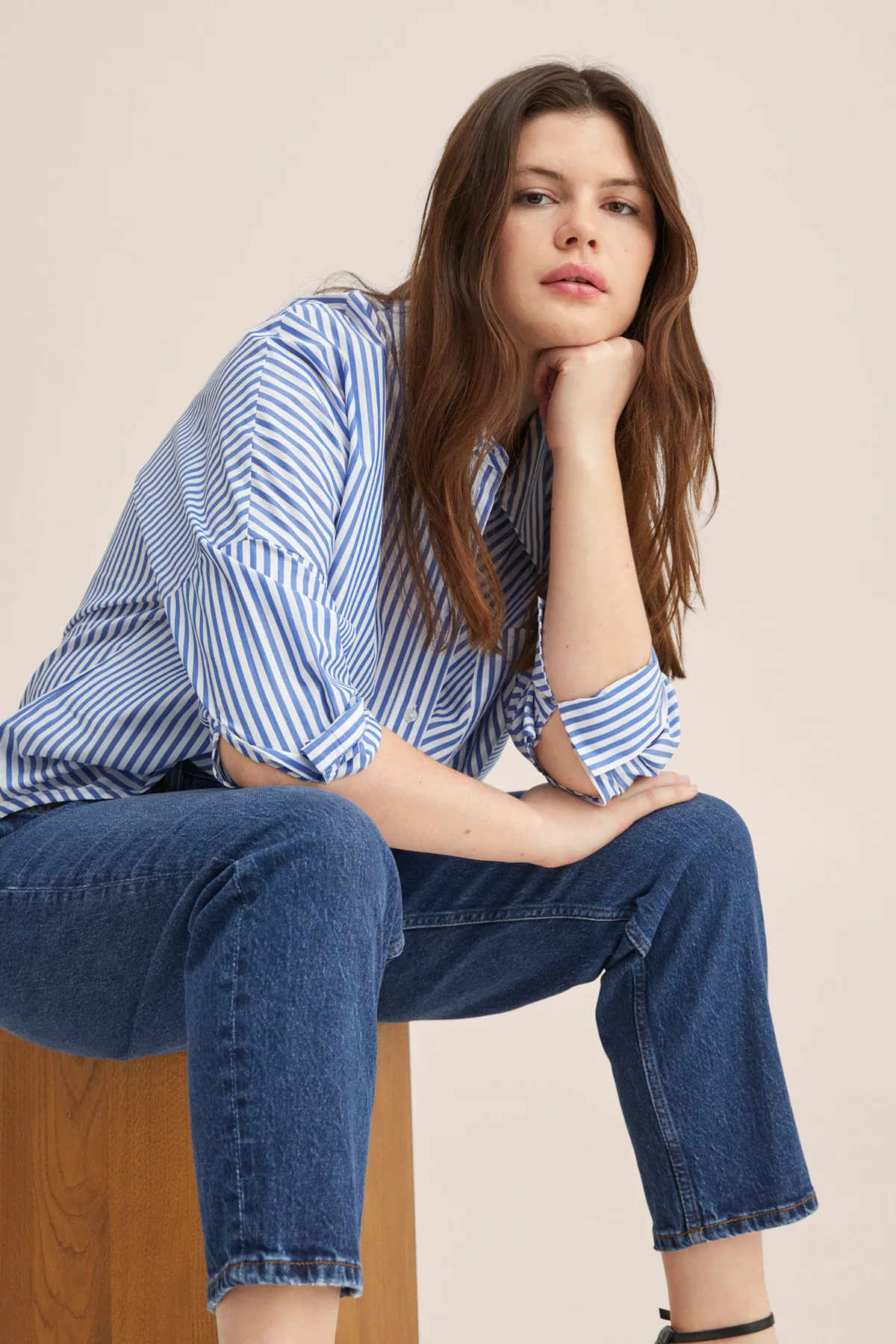 MANGO  Blaue Damenjeans 27020663