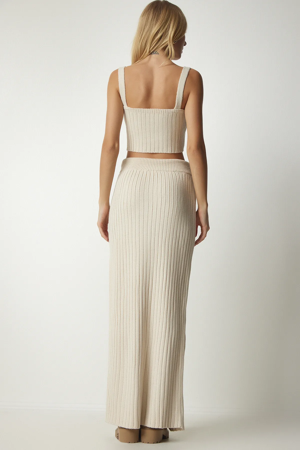 Happiness İstanbul  Zweiteiler - Beige - Regular Fit