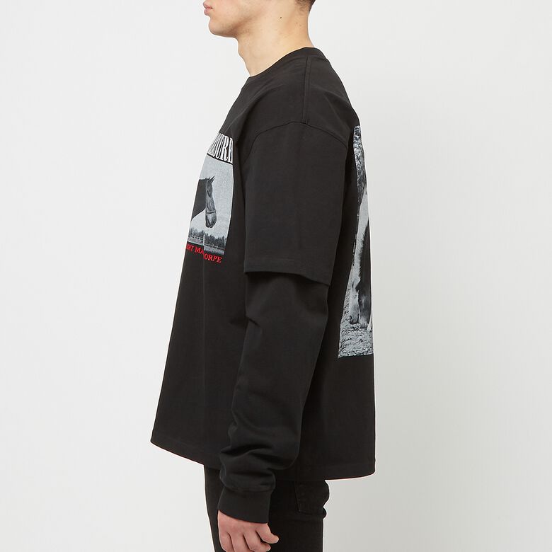 Pleasures Horses Layered Long Sleeve black