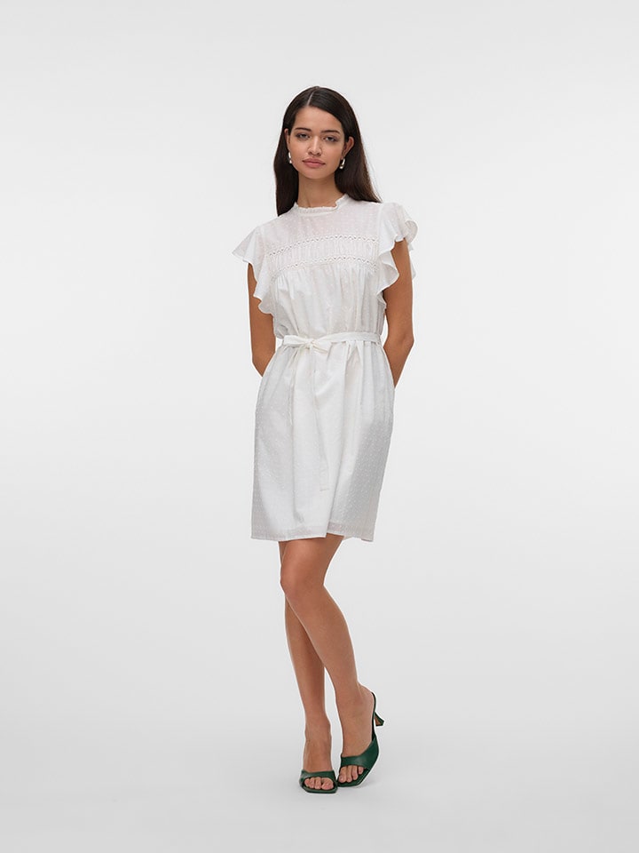 Vero Moda Kleid in Weiß günstig kaufen