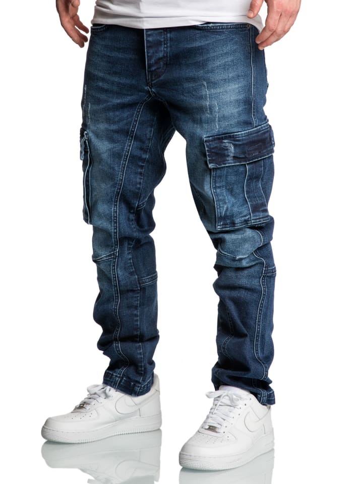 Amaci&Sons Jeans Regular Slim CARY in Dunkelblau günstig kaufen