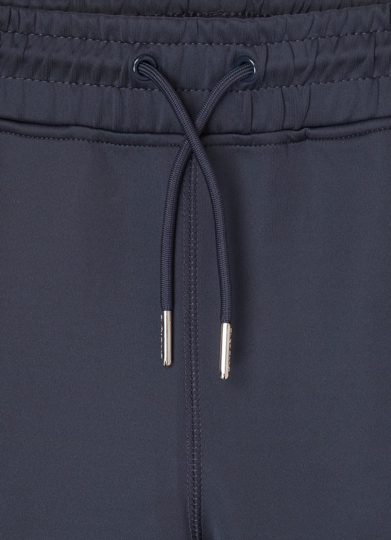 Pantaloni de trening conici Black Bananas Trace cu logo brodat