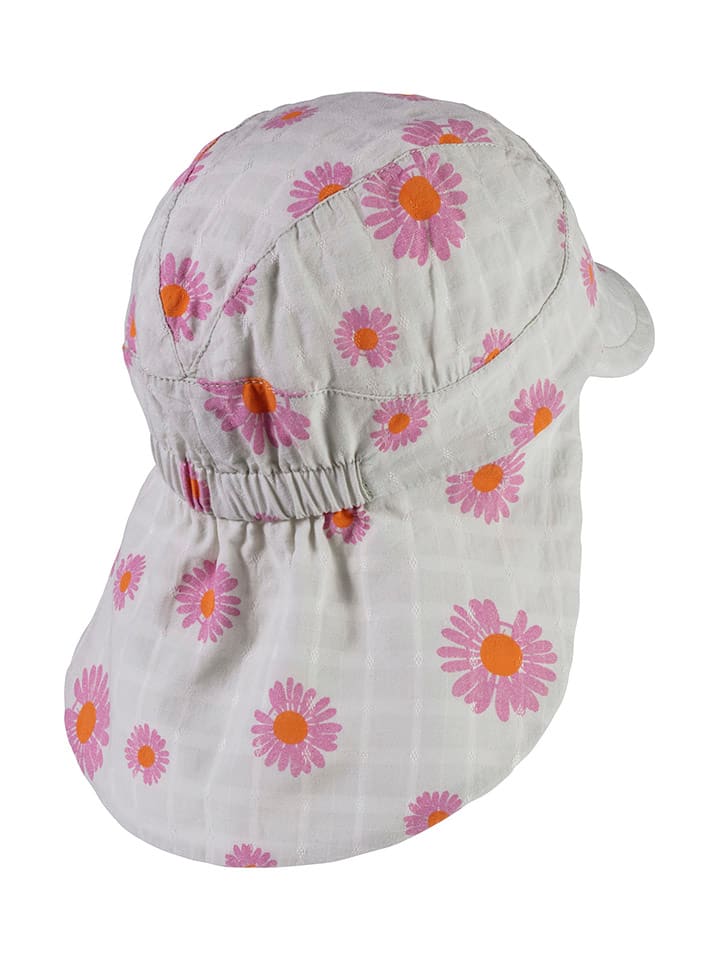 Sterntaler Nackenschutzcap in Hellgrau/ Pink günstig kaufen